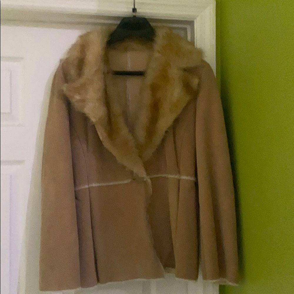 Suede coat